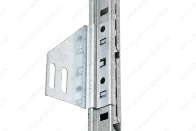 Konsole links+rechts +40mm Distanzrohr PVC +Wandanker Mauer komplett