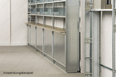 Schiebetür-Set AX-1 ALST H375 B550