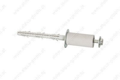 Konsole links+rechts +40mm Distanzrohr PVC +Wandanker Mauer komplett