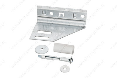 Konsole links mit Wandanker Gipskarton doppelt +40mm Distanz komplett