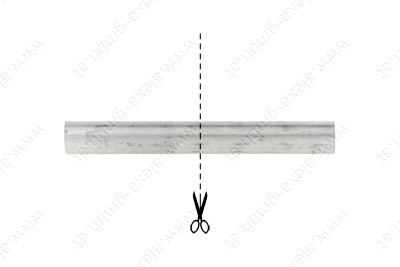 Leiterrohr 30x1150 Stahl feuerverzinkt