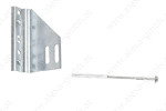 Konsole links+rechts, mit Wandanker Mauer komplett